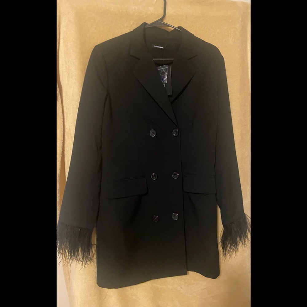 Black Fashion Nova Blazer Dress